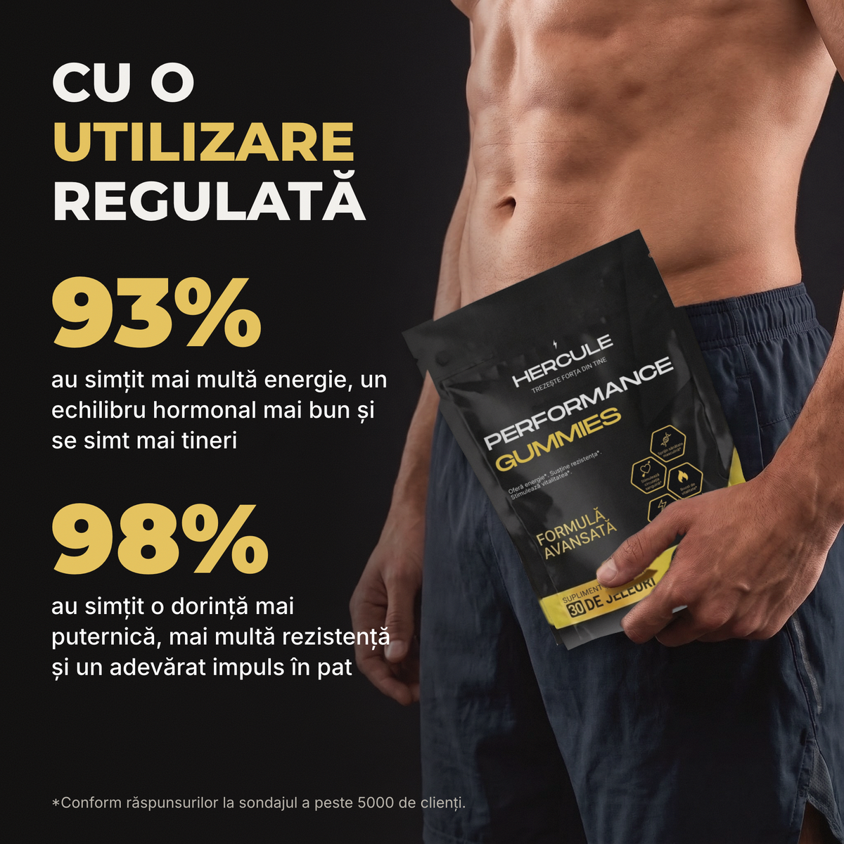 [lang:ro] HERCULE Jeleuri Performance, cu o utilizare regulată