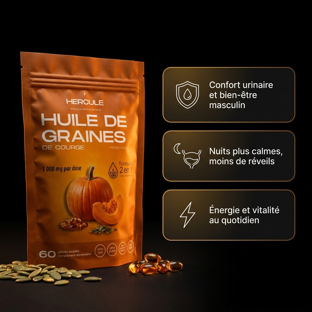 Hercule Gelules d'huile de Graines de Courge