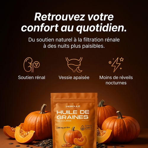 Hercule Gelules d'huile de Graines de Courge