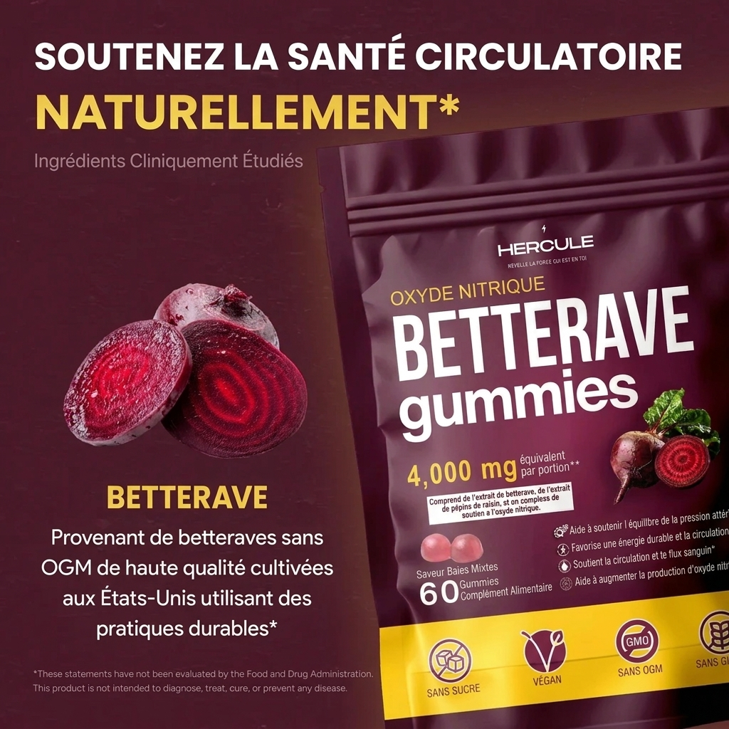 Hercule Betterave Gummies Bio